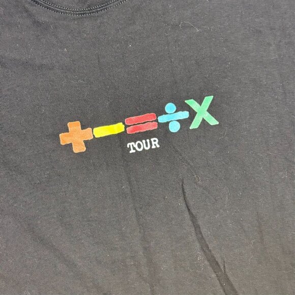 Ed Sheeran Plus/Minus/Equals/Divides/Multiply Tour TShirt Black XL - Picture 4 of 5
